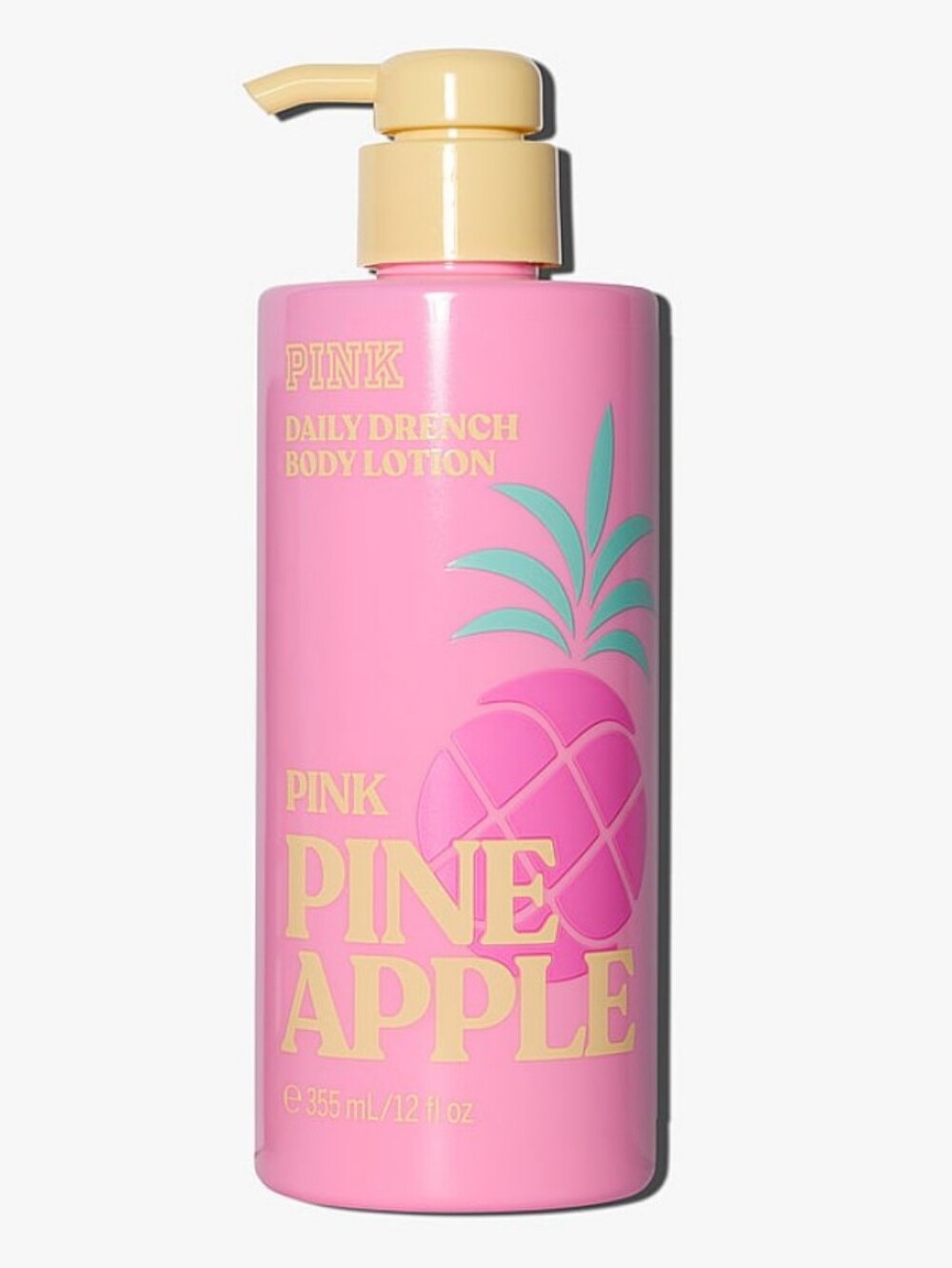 PINK Victoria's Secret Pink Pineapple Body Lotion — Pink & Yellow